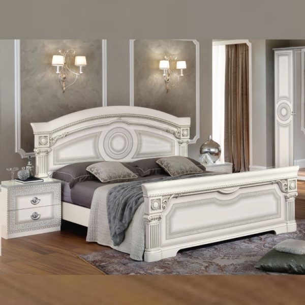 Aida – Complete Italian 6 Piece Bedroom Set – High Gloss White- CAMELAIDA- 14 Quickfind code: CAMELAIDA- 14