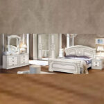 Aida – Complete Italian 6 Piece Bedroom Set – High Gloss White- CAMELAIDA- 14 Quickfind code: CAMELAIDA- 14 - Image 2