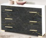 Dalia Grey and Gold Bedroom Set - Image 4