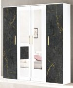 Dalia Grey and Gold Bedroom Set - Image 3