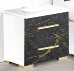 Dalia Grey and Gold Bedroom Set - Image 2