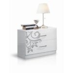 Mary – Modern Italian Bedroom Set – White - Image 2