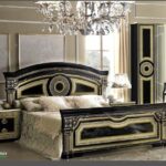 Aida – Italian Bed Frame – High Gloss Black