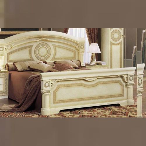 Aida – Italian Bed Frame – High Gloss Ivory