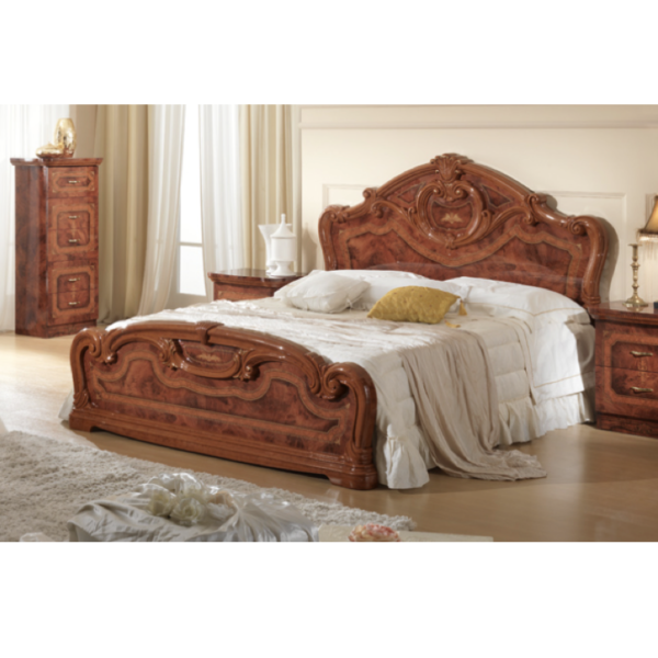 Amalfi – Italian Bed Frame – Walnut