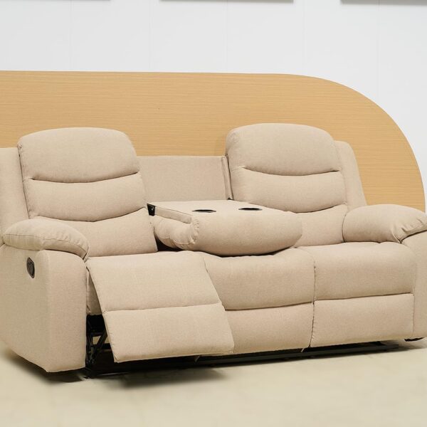 Fabric Manual Recliner Sofa